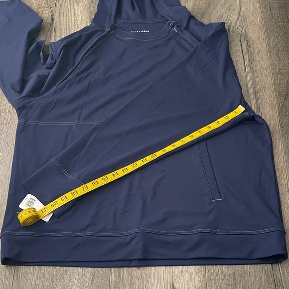 Oscar de la Renta Deep Blue Hoodie - Picture 7 of 15